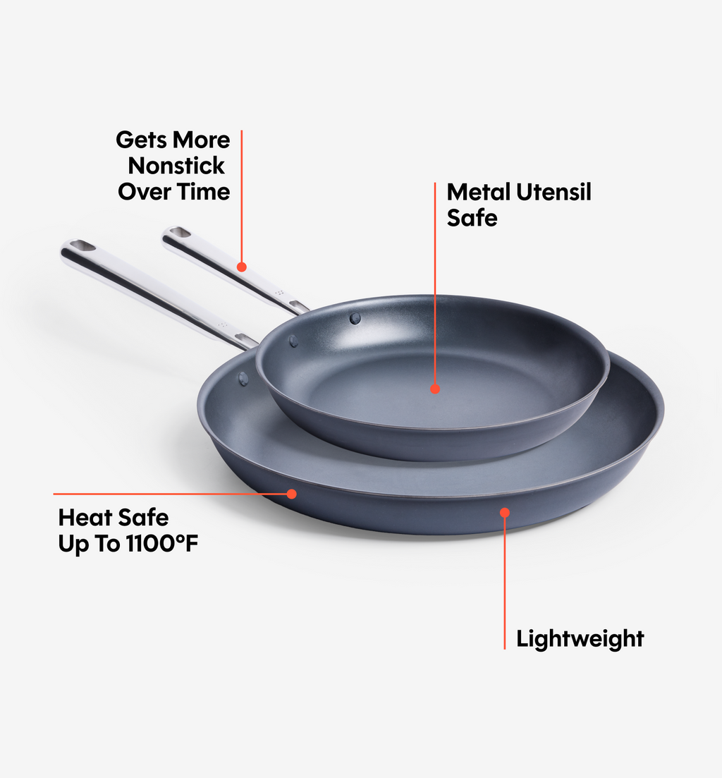8" + 12" Carbon Nonstick™ Frying Pan